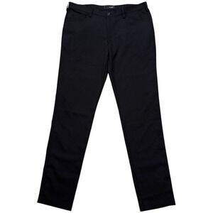 OOBE Men's Black Dress Pants‎ 38x36 Straight Leg Performance Fabric Work Slacks